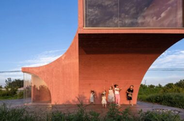 BIM建筑|席工作室在农村设计红色小屋-BIM建筑网