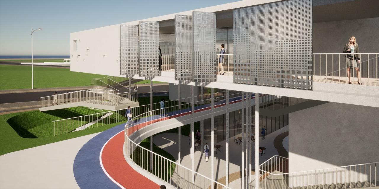 BIM建筑|“聚能浮云”设计功能与景观并存 绿色公共空间连接小区互动 吕元祥建筑师事务所广州番禺广场变电站设计方案获胜