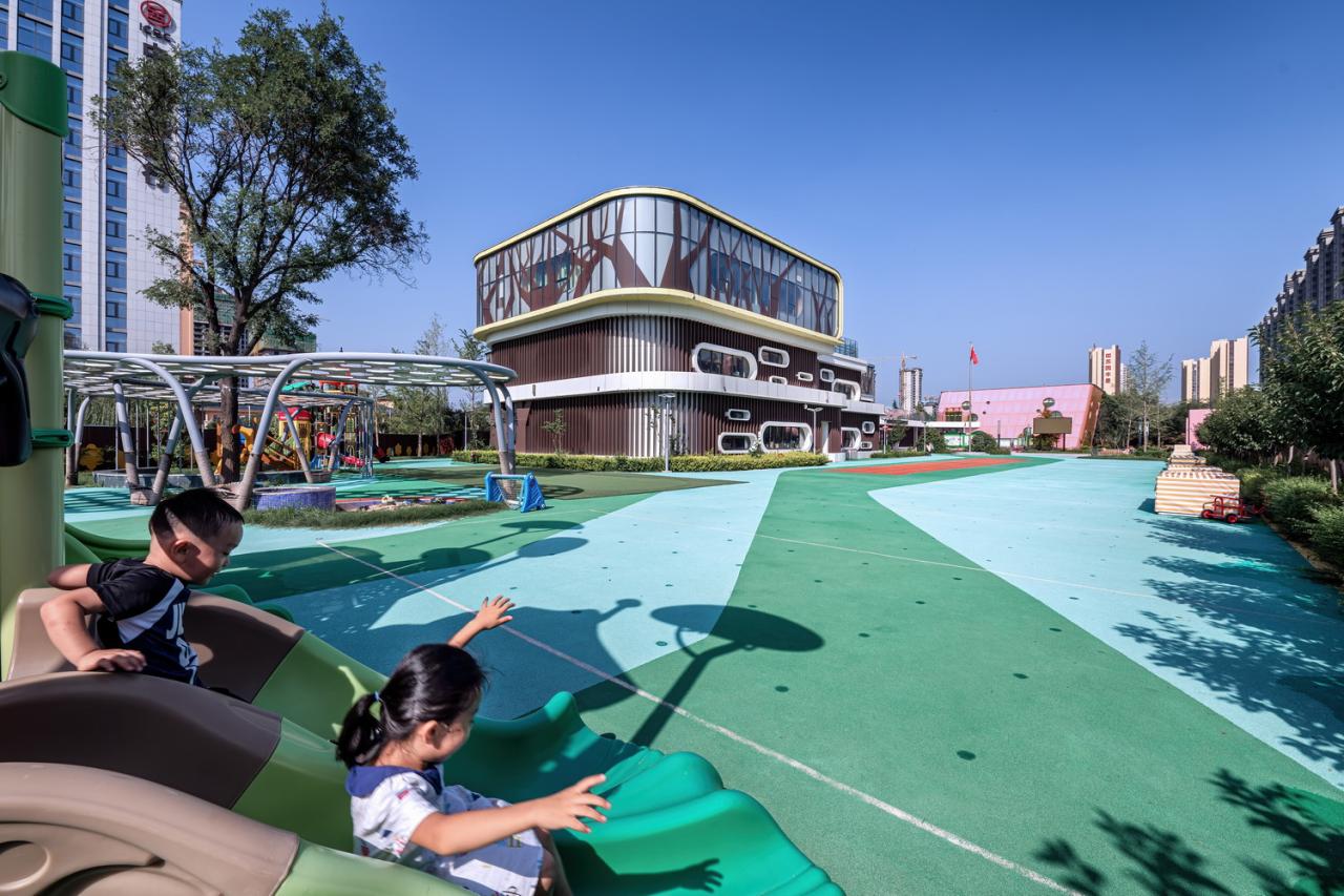 BIM建筑|渭南市政府机关幼儿园 / 中合元创建筑设计股份有限公司