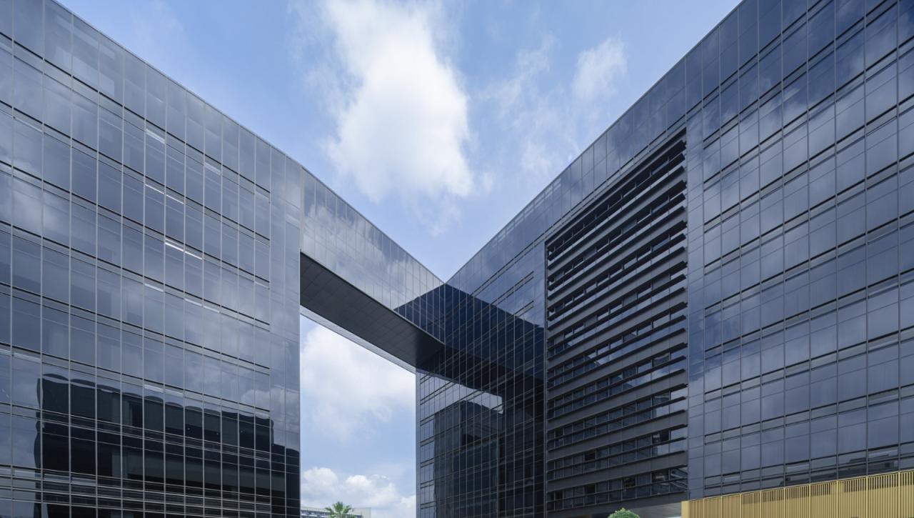 BIM建筑|gad作品 | 开合的立体庭园，杭州关瑞大厦