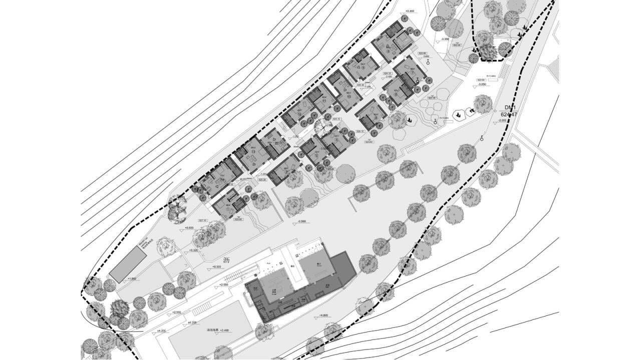 BIM建筑|隐北野奢酒店 / Penda China