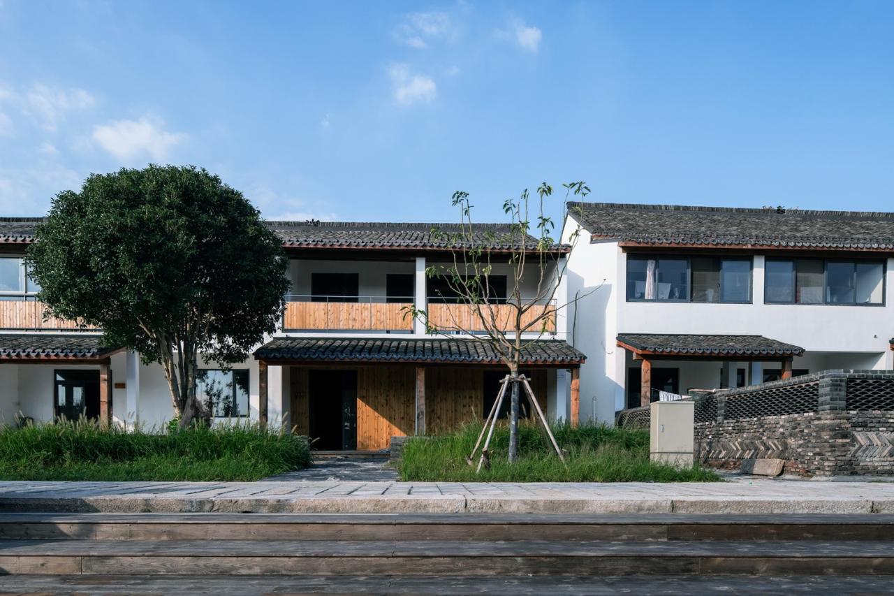 BIM建筑|低成本整村改造实践：上海奉贤李窑村乡村振兴 / 水石设计