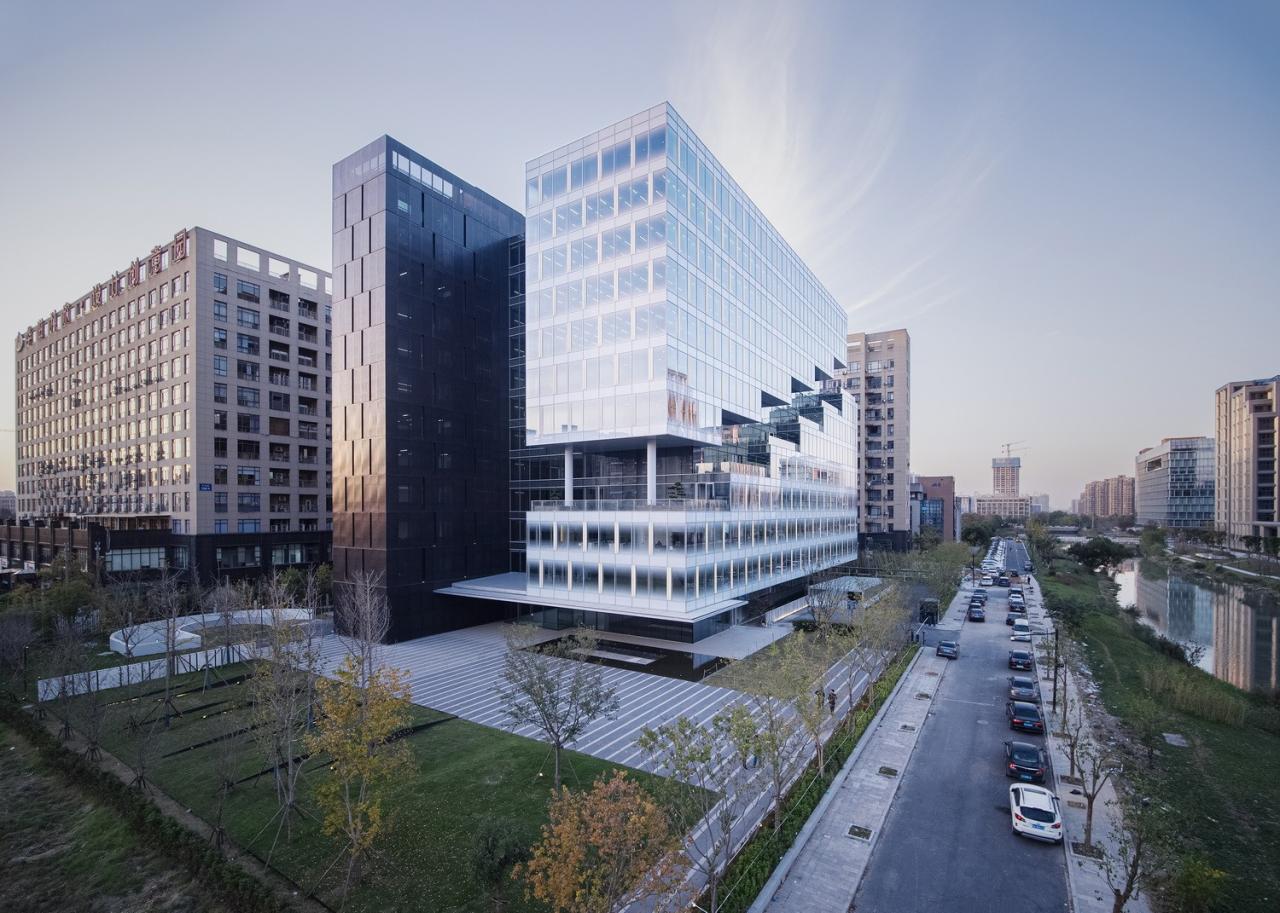 BIM建筑|杭州威星智能总部工程实录 / 孟凡浩-gad × line+