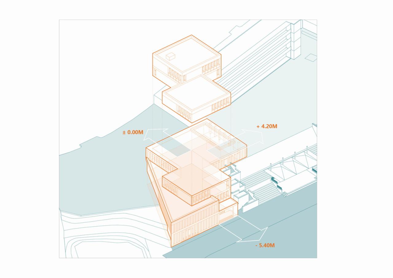 BIM建筑|黄甲小学扩建项目——秩序几何 / 本末建筑