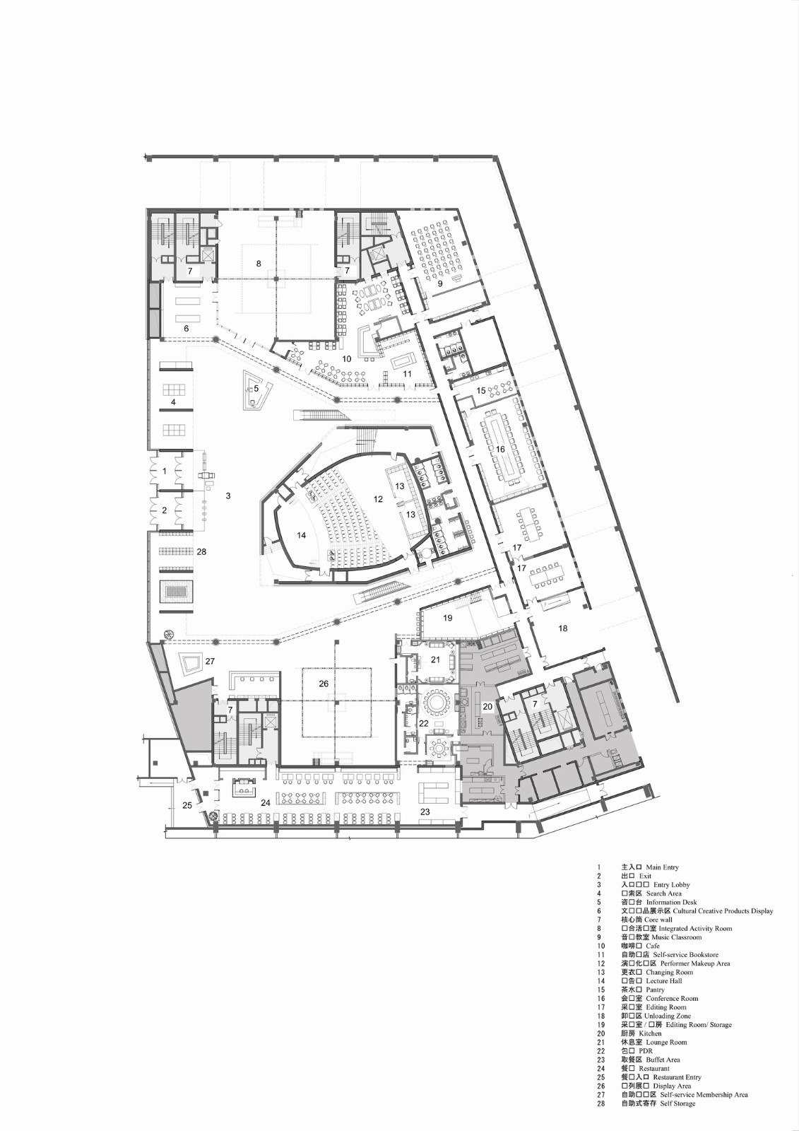 BIM建筑|张家口图书馆，创造城市的精神呼吸 / 王大泉