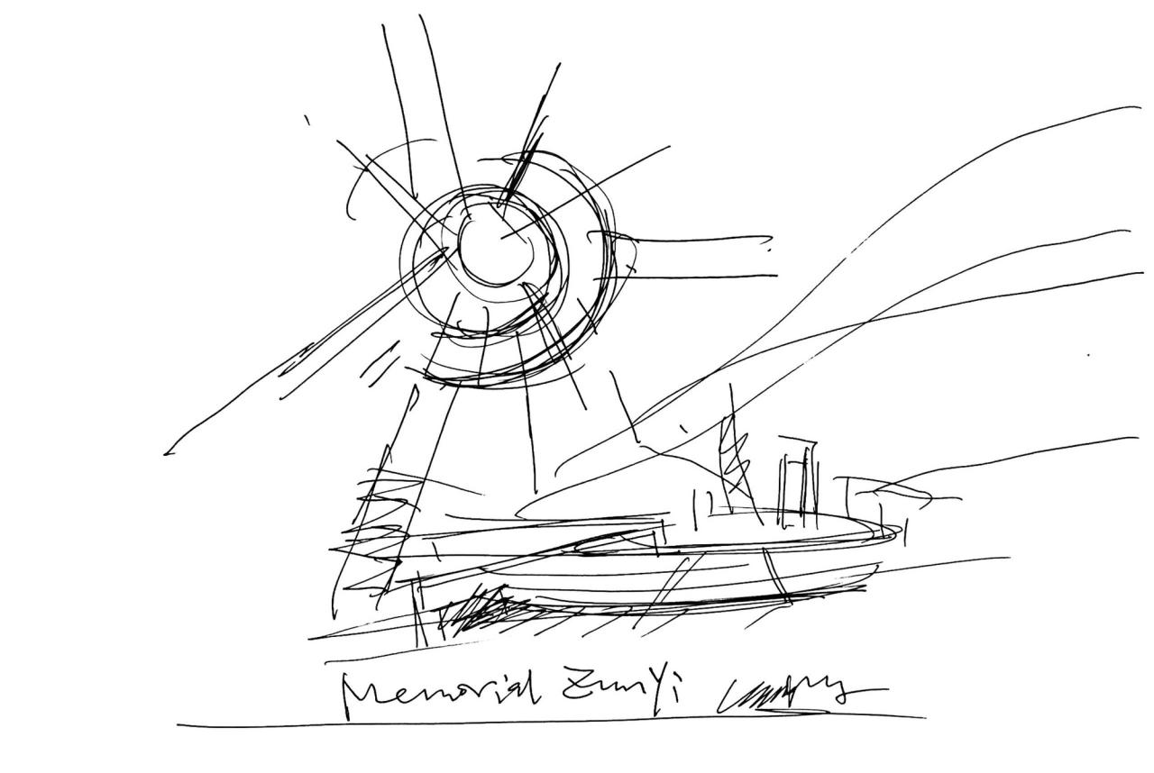 BIM建筑|遵义遗体器官捐献纪念碑 / 麟和建筑工作室