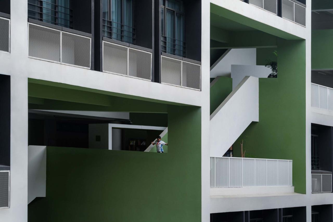 BIM建筑|深圳市龙华区行知中学 / 筑博设计-联合公设