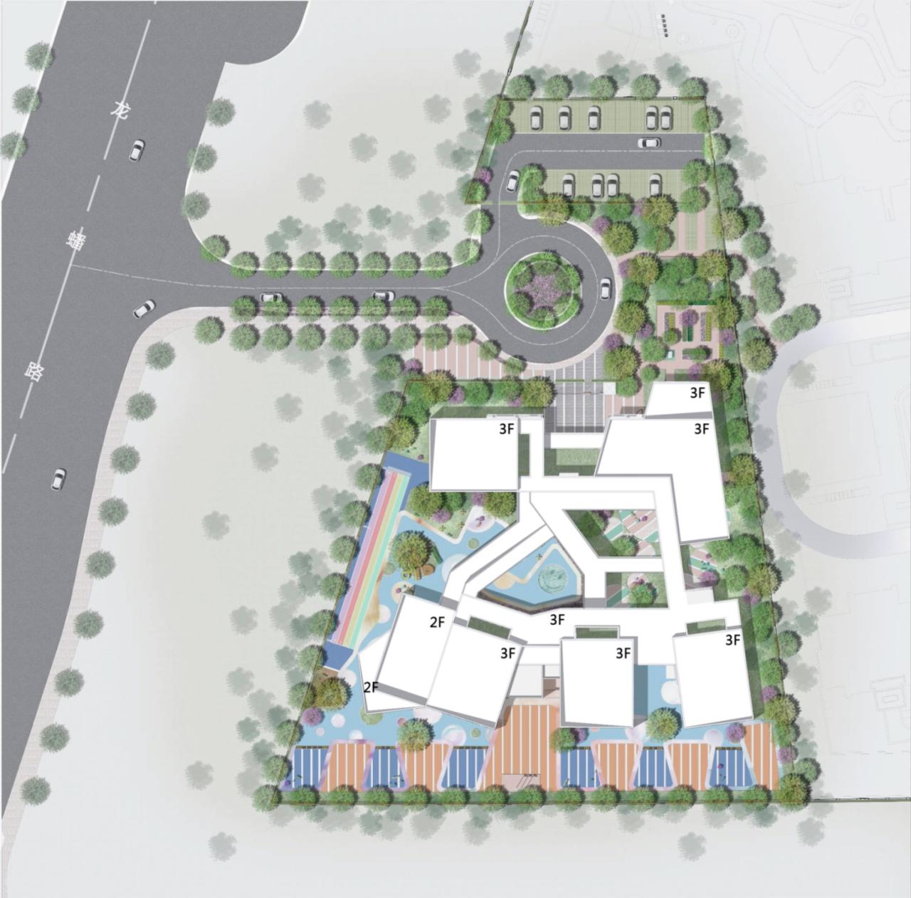 BIM建筑|活力内核构筑迷你城池｜国科温州第一幼儿园 / 成执设计