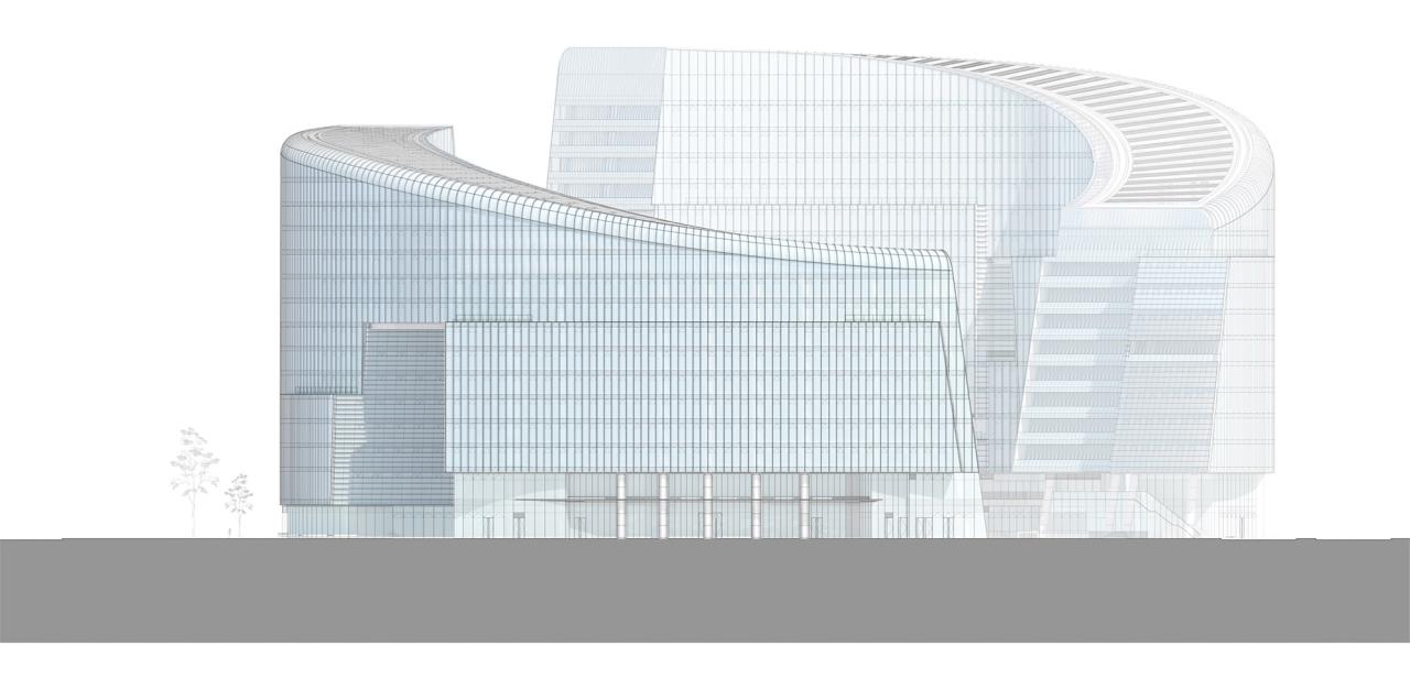 BIM建筑|成都高新万科中心——高新区的城市花园 / Laguarda.Low Architects