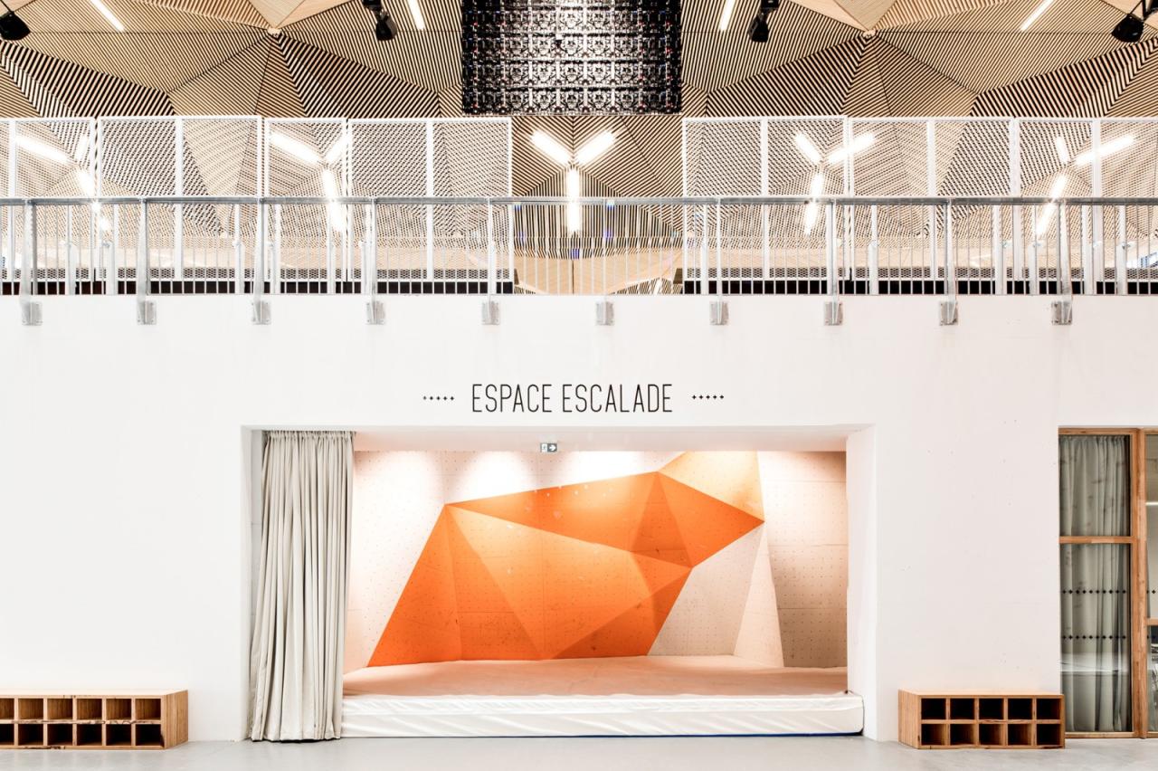 BIM建筑|Pôle Simone Veil 多功能运动中心 / K architectures Sigwalt Herman