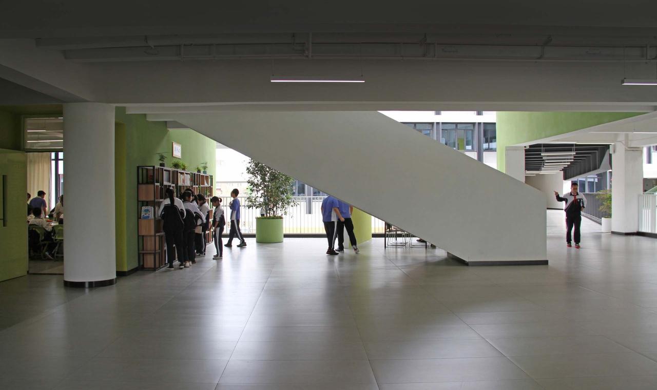 BIM建筑|深圳市龙华区行知中学 / 筑博设计-联合公设