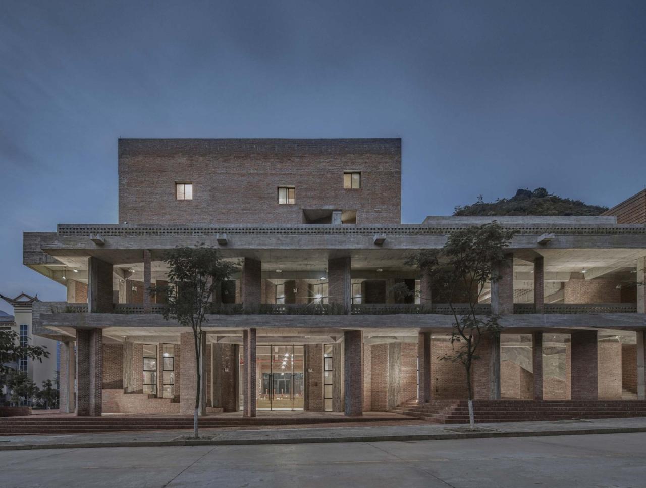 BIM建筑|江华瑶族水口镇如意村文化服务中心及特色工坊 / 地方工作室