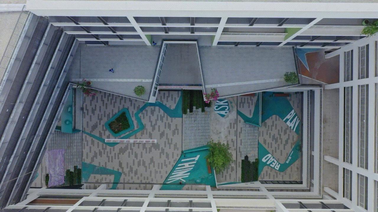 BIM建筑|深圳市龙华区行知中学 / 筑博设计-联合公设