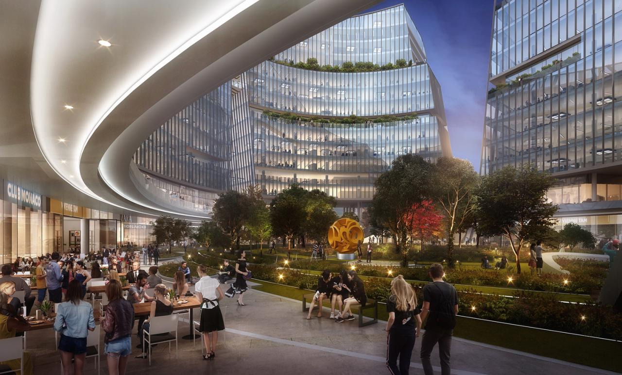 BIM建筑|成都高新万科中心——高新区的城市花园 / Laguarda.Low Architects