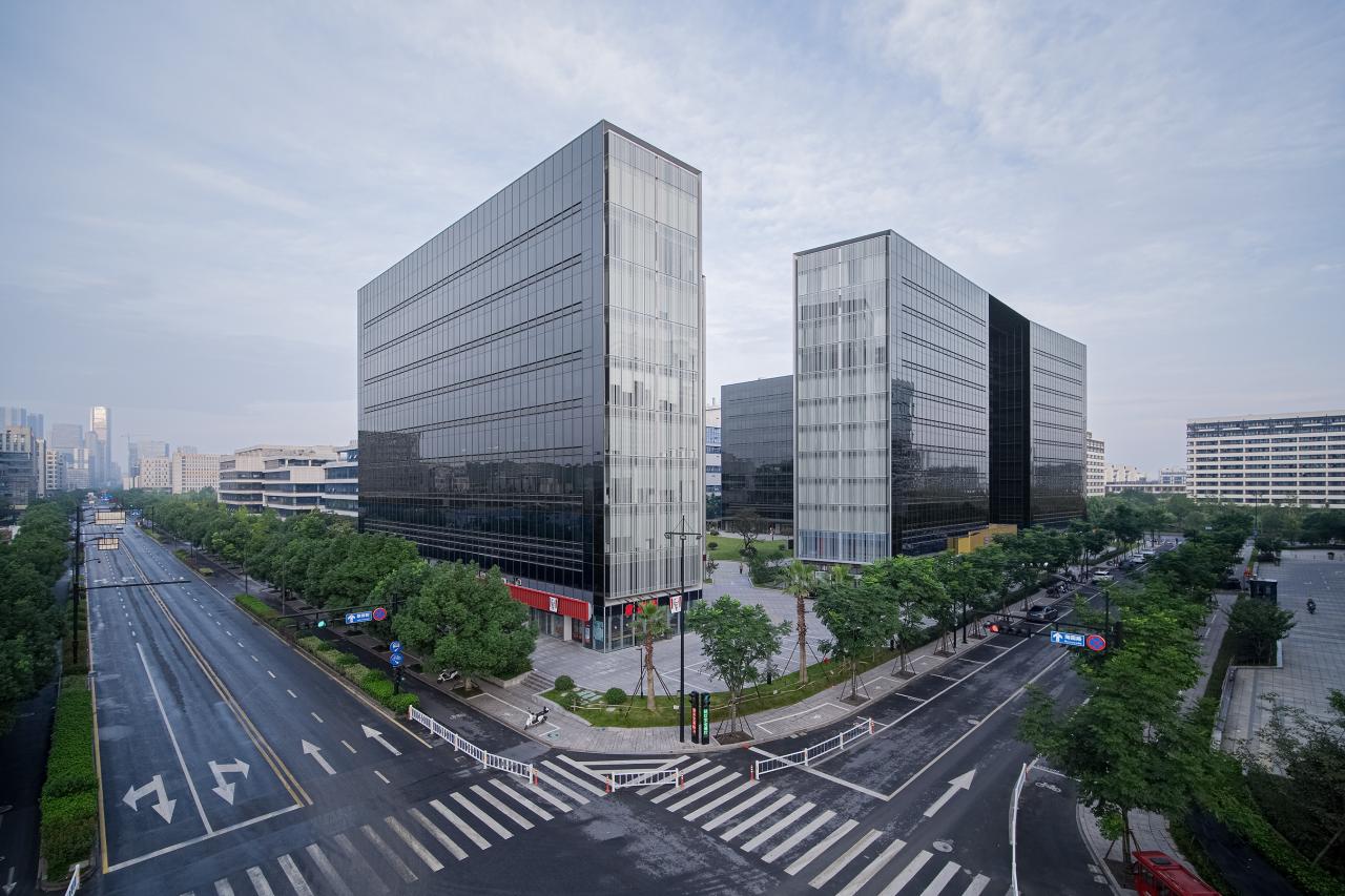 BIM建筑|gad作品 | 开合的立体庭园，杭州关瑞大厦