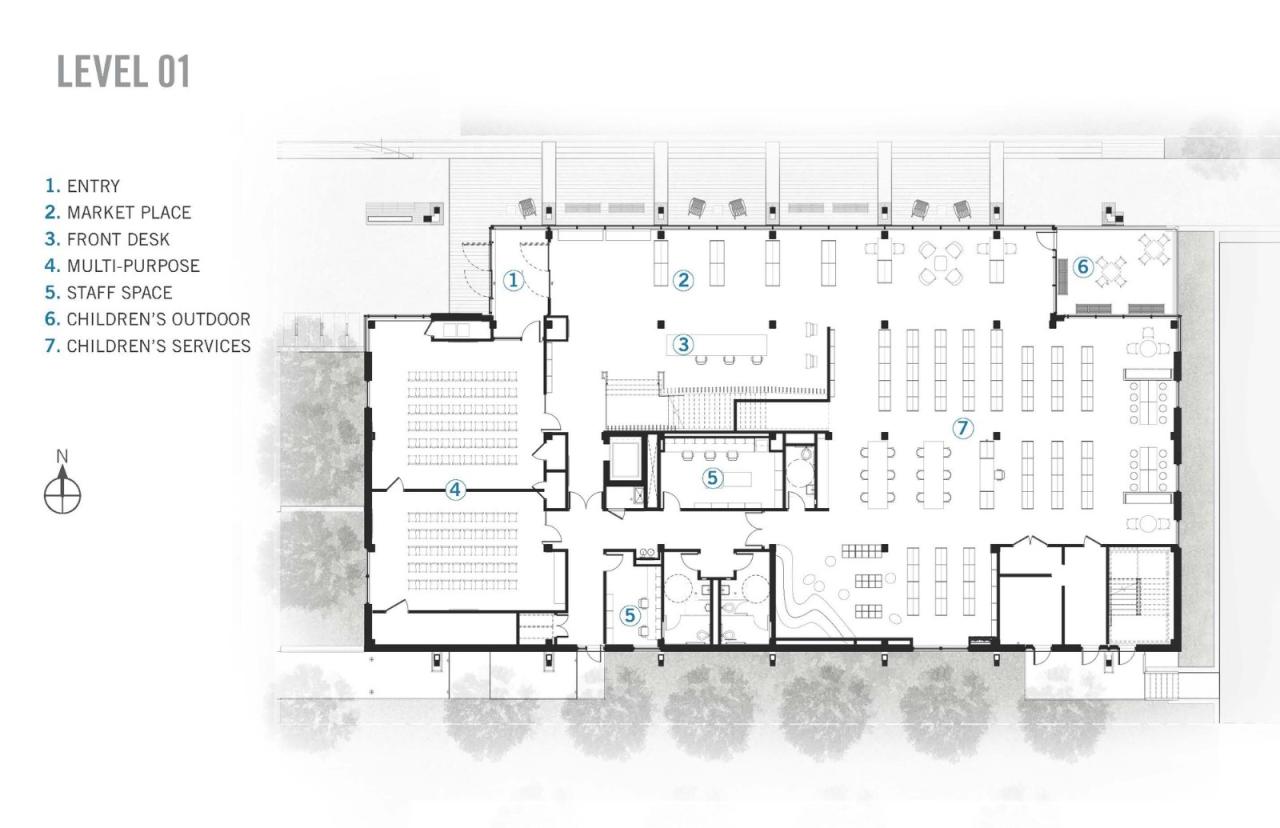 BIM建筑|DCPL 西南社区图书馆 / Perkins and Will