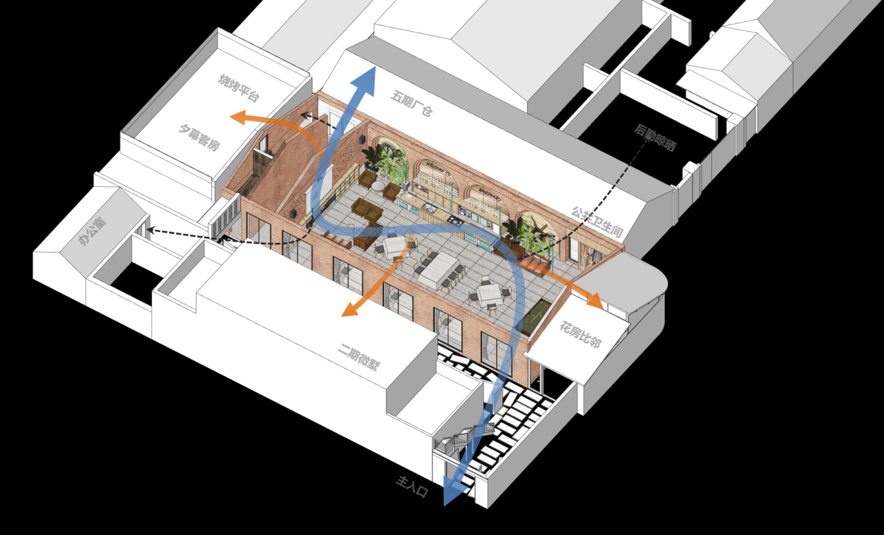 BIM建筑|工坊迭代：民宿公共空间的“聚合力” / CCDI悉地国际 卝智室内设计中心