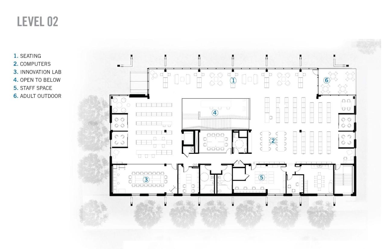 BIM建筑|DCPL 西南社区图书馆 / Perkins and Will