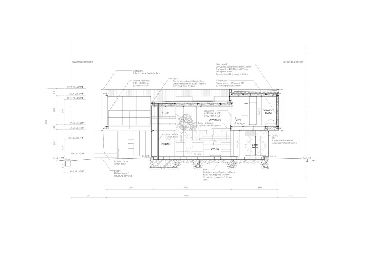 BIM建筑|柳河町住宅 / 笠井太雅＋郑爱香建筑事务所 / KACH