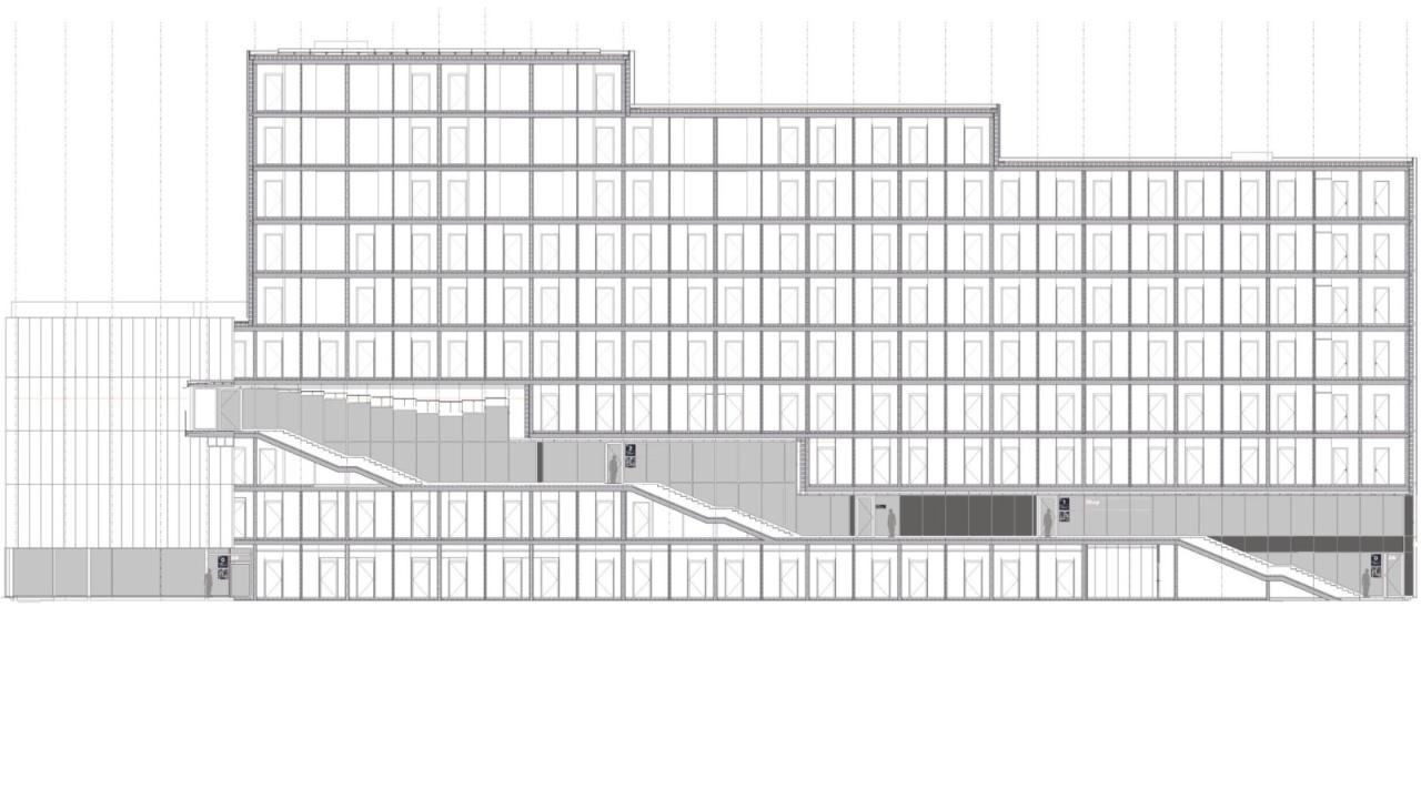 BIM建筑|莫里永学生宿舍 / 隈研吾建筑都市设计事务所 + CCHE