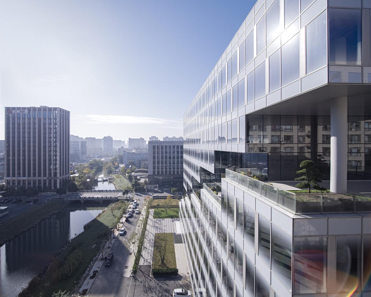 BIM建筑|杭州威星智能总部工程实录 / 孟凡浩-gad × line+