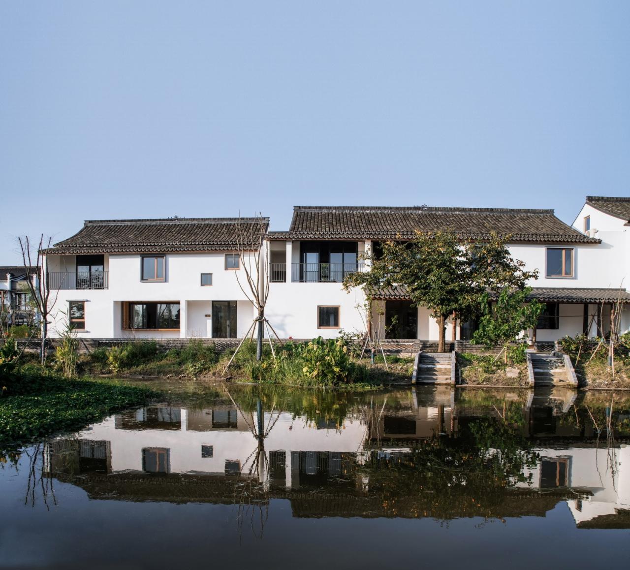 BIM建筑|低成本整村改造实践：上海奉贤李窑村乡村振兴 / 水石设计