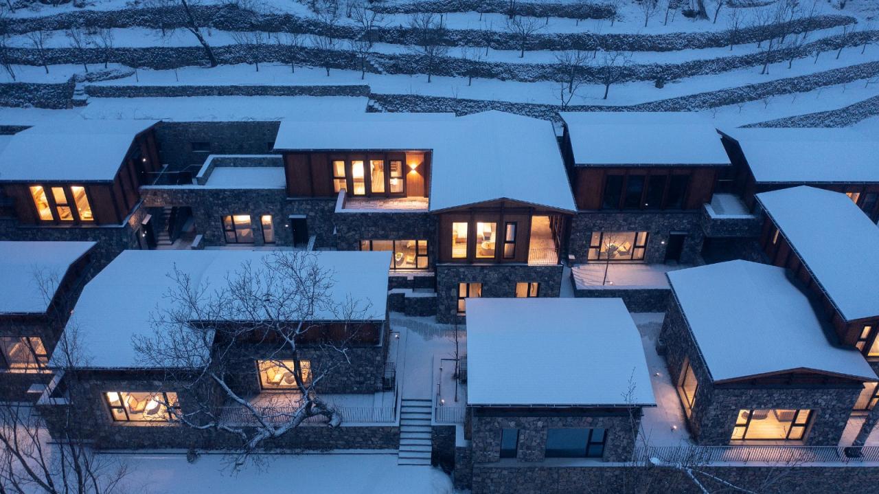 BIM建筑|隐北野奢酒店 / Penda China