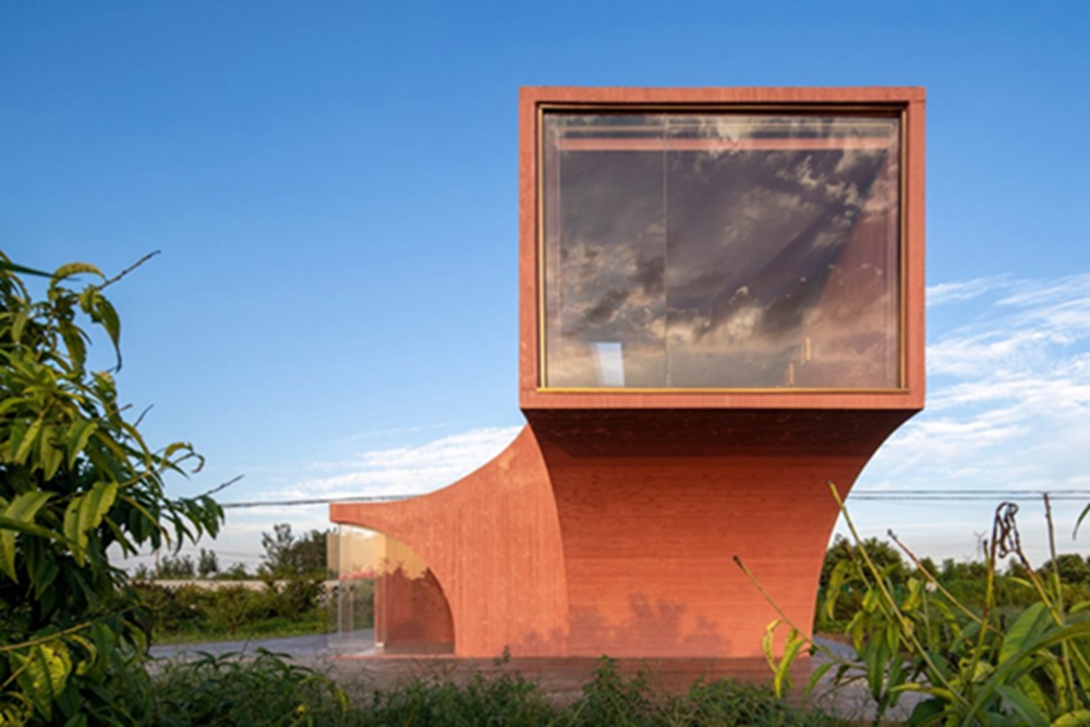 BIM建筑|席工作室在农村设计红色小屋