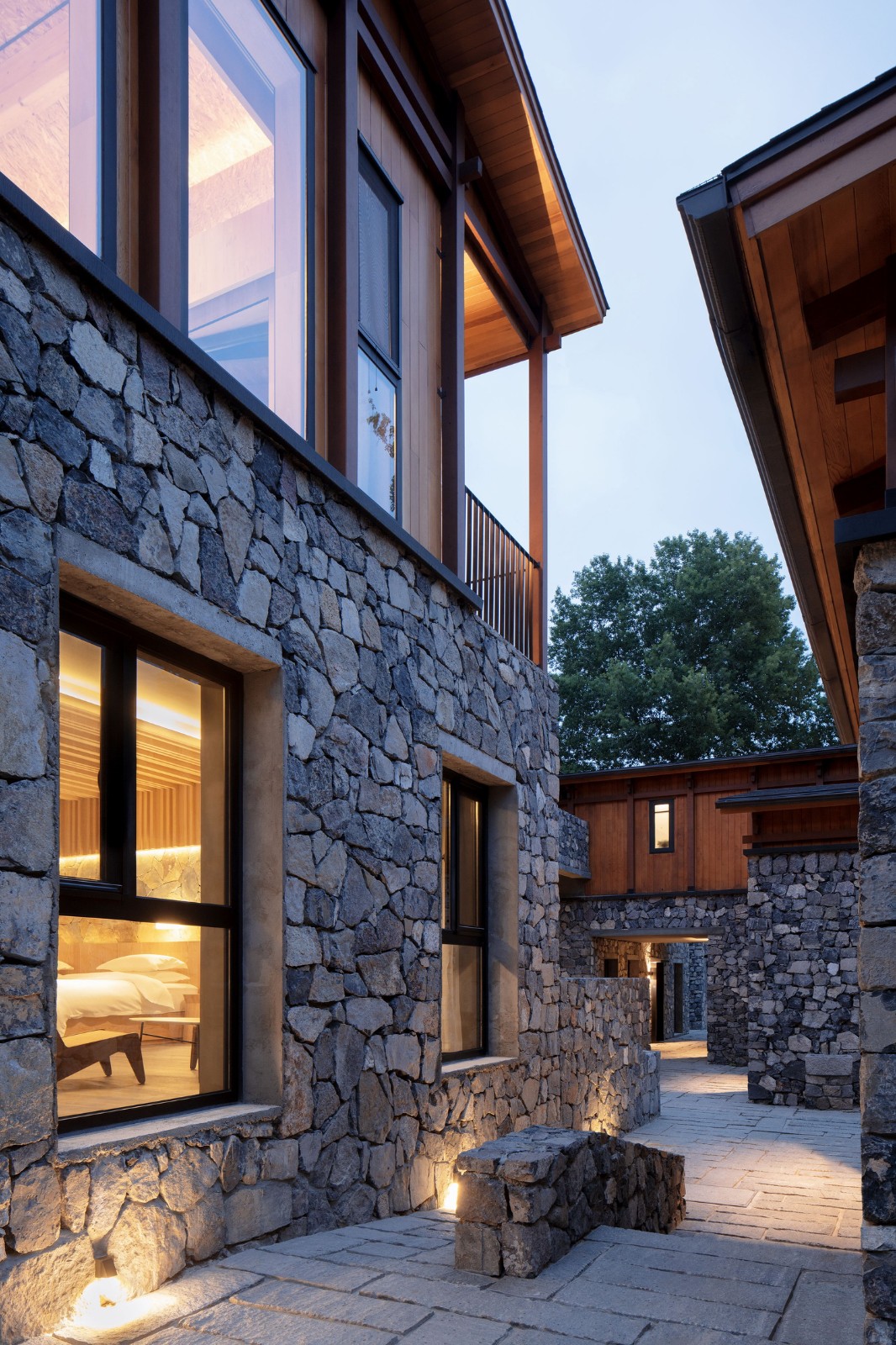 BIM建筑|隐北野奢酒店 / Penda China