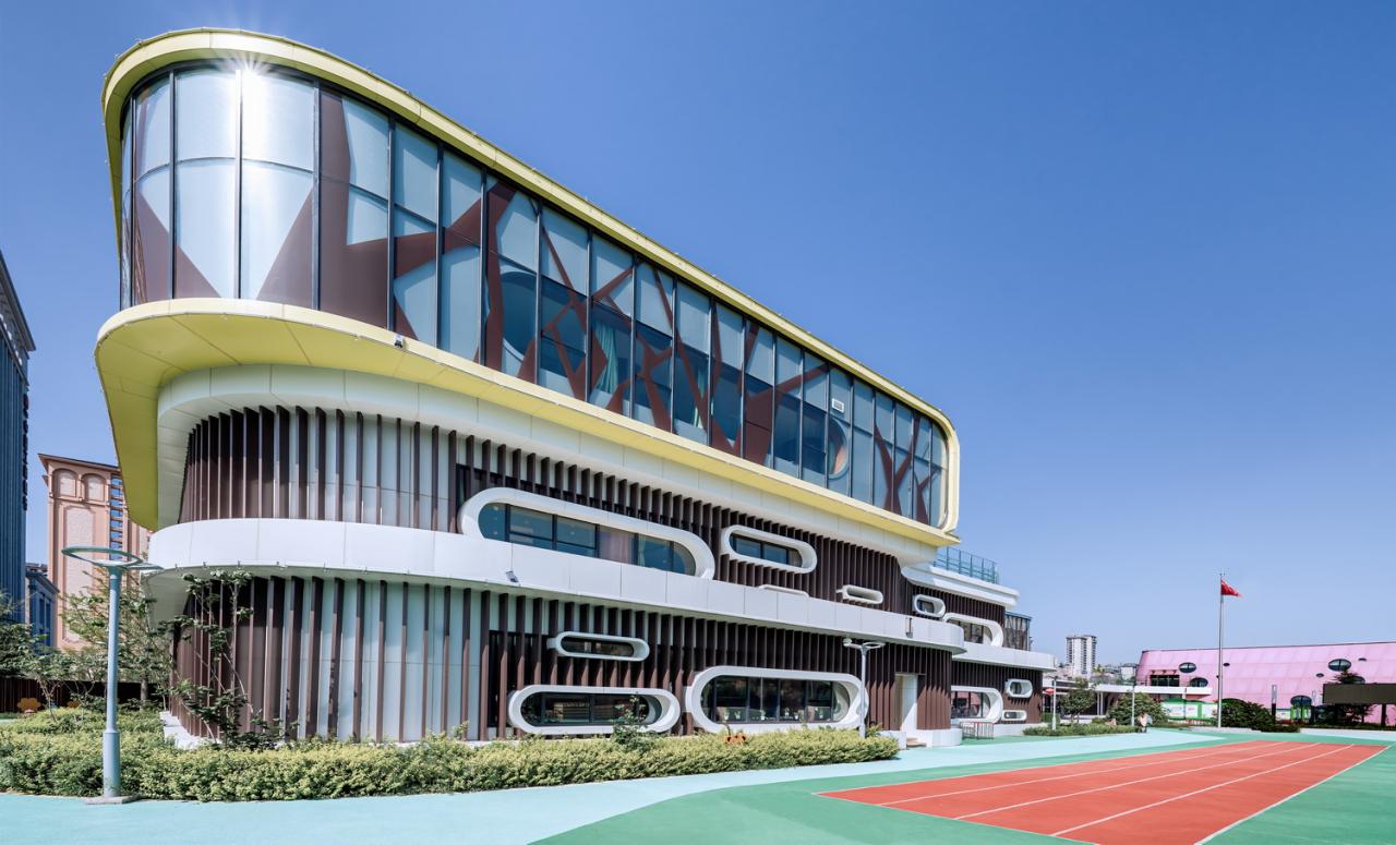 BIM建筑|渭南市政府机关幼儿园 / 中合元创建筑设计股份有限公司