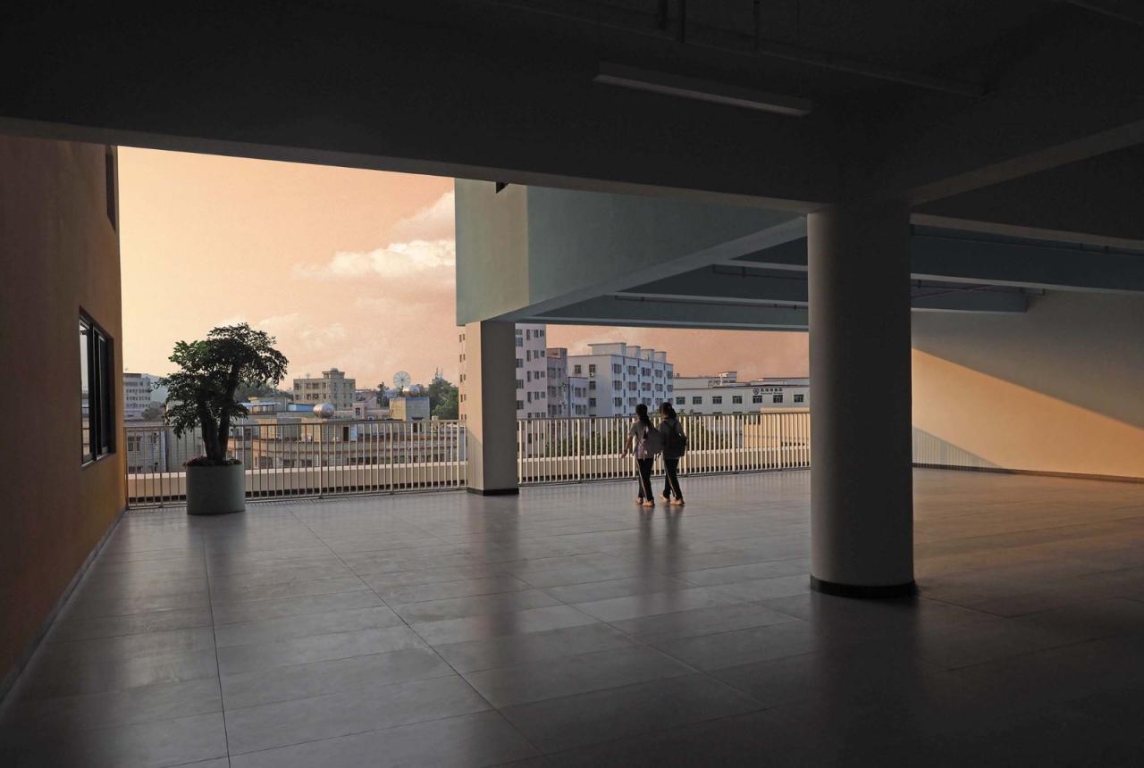 BIM建筑|深圳市龙华区行知中学 / 筑博设计-联合公设