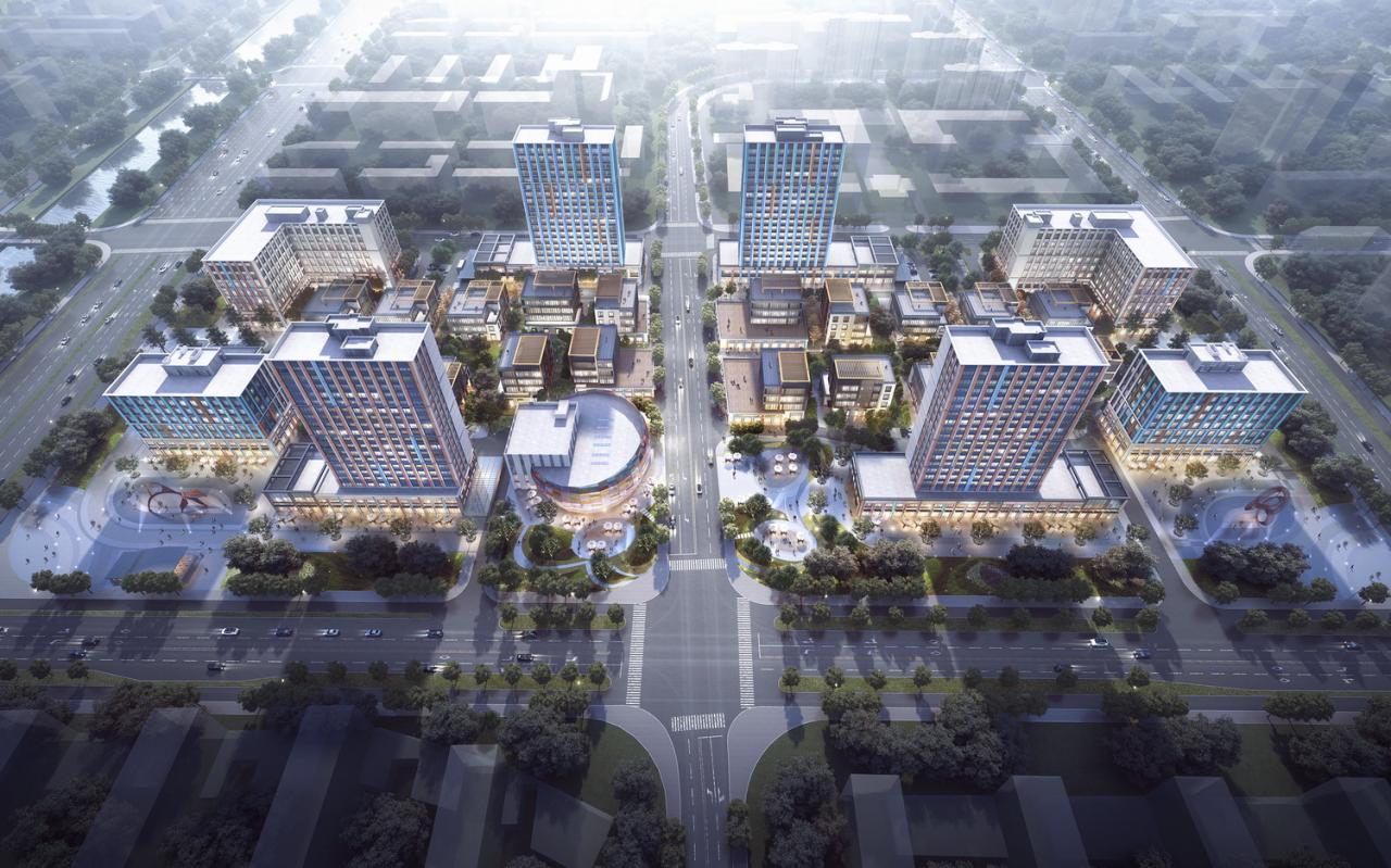 BIM建筑|为留住人才和激发活力而设计的新型产业社区 / 三益中国