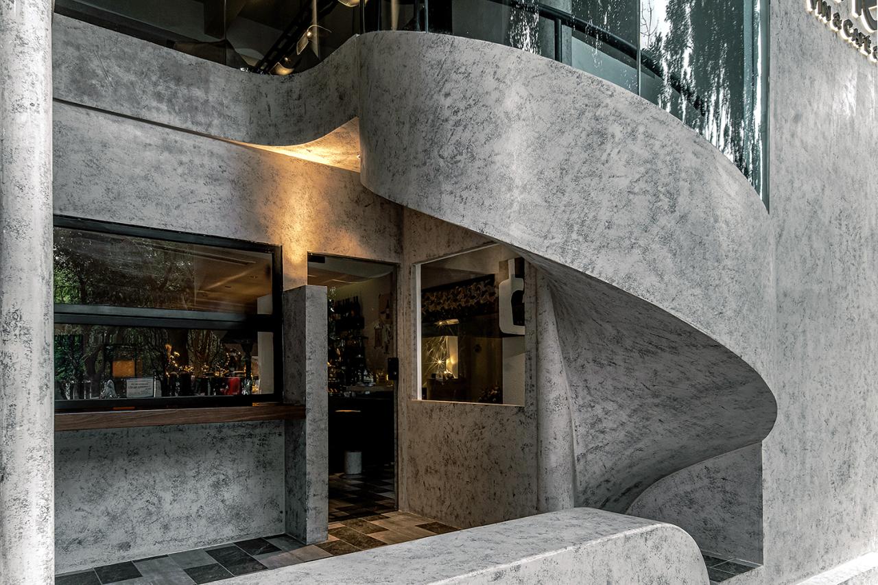 BIM建筑|Wine ahead - 歪头进来，慢慢摇摆 / itD studio