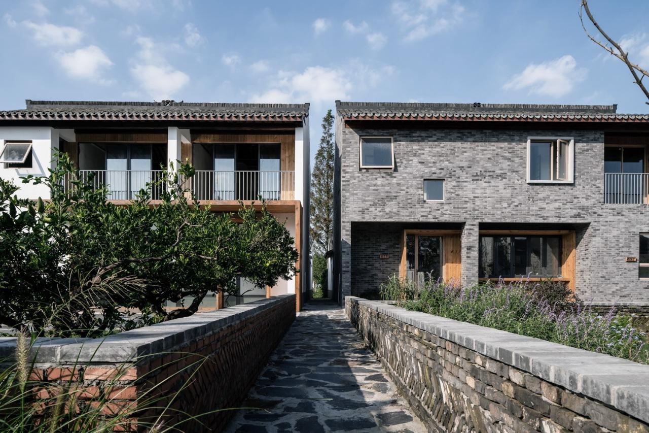 BIM建筑|低成本整村改造实践：上海奉贤李窑村乡村振兴 / 水石设计