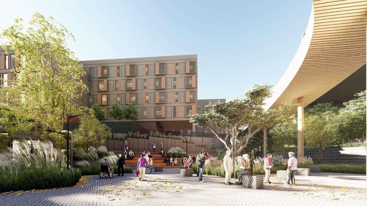 BIM建筑|兰州皋兰社区文体中心 / 一境建筑设计