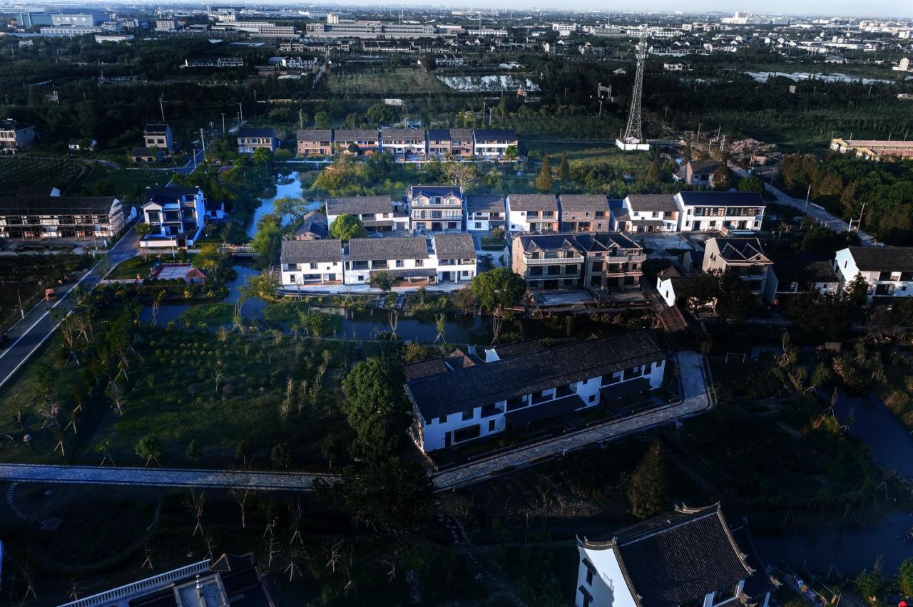 BIM建筑|低成本整村改造实践：上海奉贤李窑村乡村振兴 / 水石设计