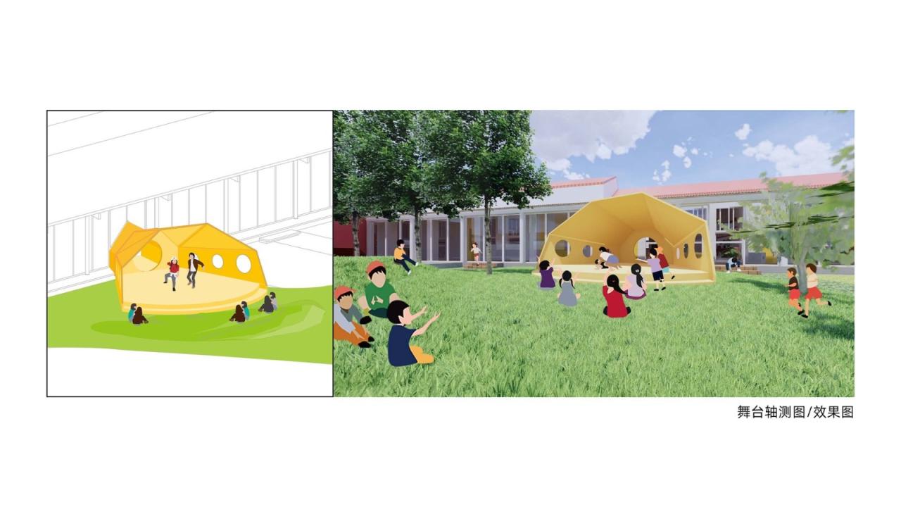 BIM建筑|献县阳光幼儿园 / 众建筑