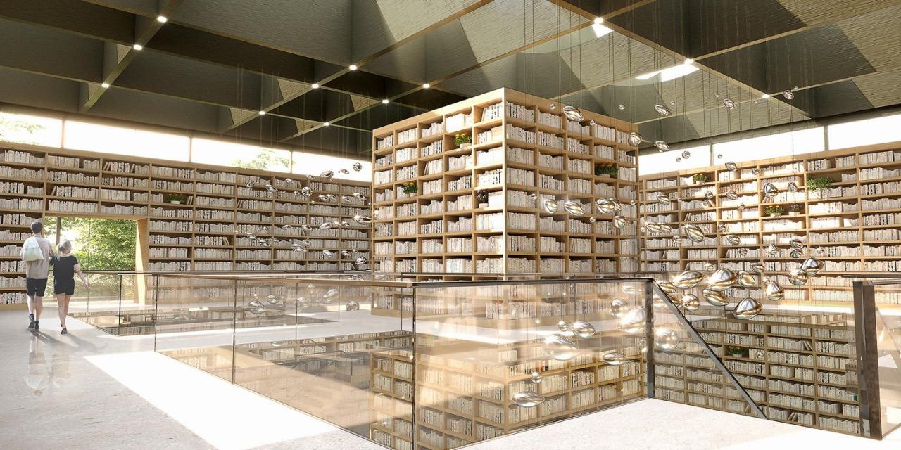 BIM建筑|林河陌影——仙市古镇活动综合体方案设计 / 外行建筑