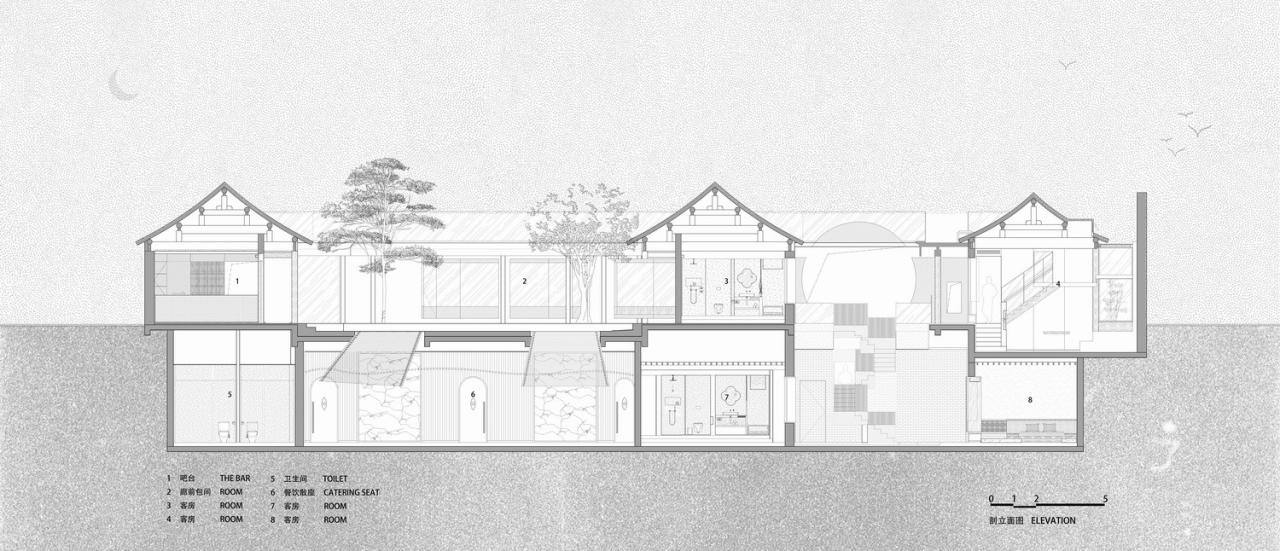 BIM建筑|新与旧的穿插对话-北锣鼓巷91号四合院改造设计 / 介介工作室