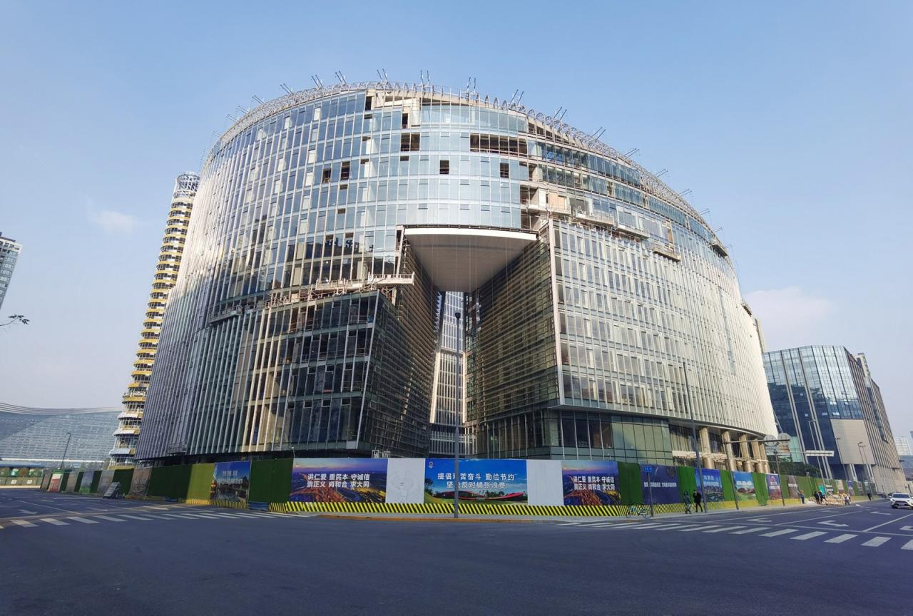 BIM建筑|成都高新万科中心——高新区的城市花园 / Laguarda.Low Architects