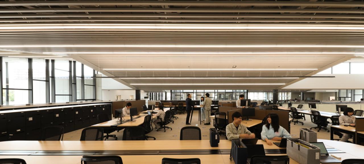 BIM建筑|龟甲万研发中心 / 日建设计