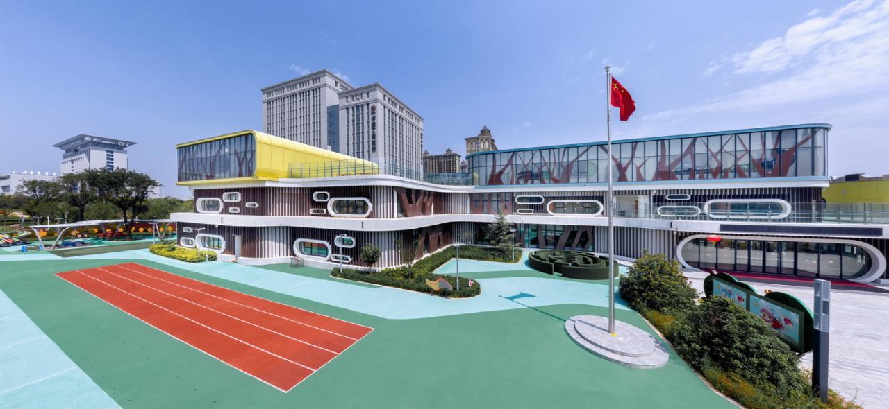 BIM建筑|渭南市政府机关幼儿园 / 中合元创建筑设计股份有限公司