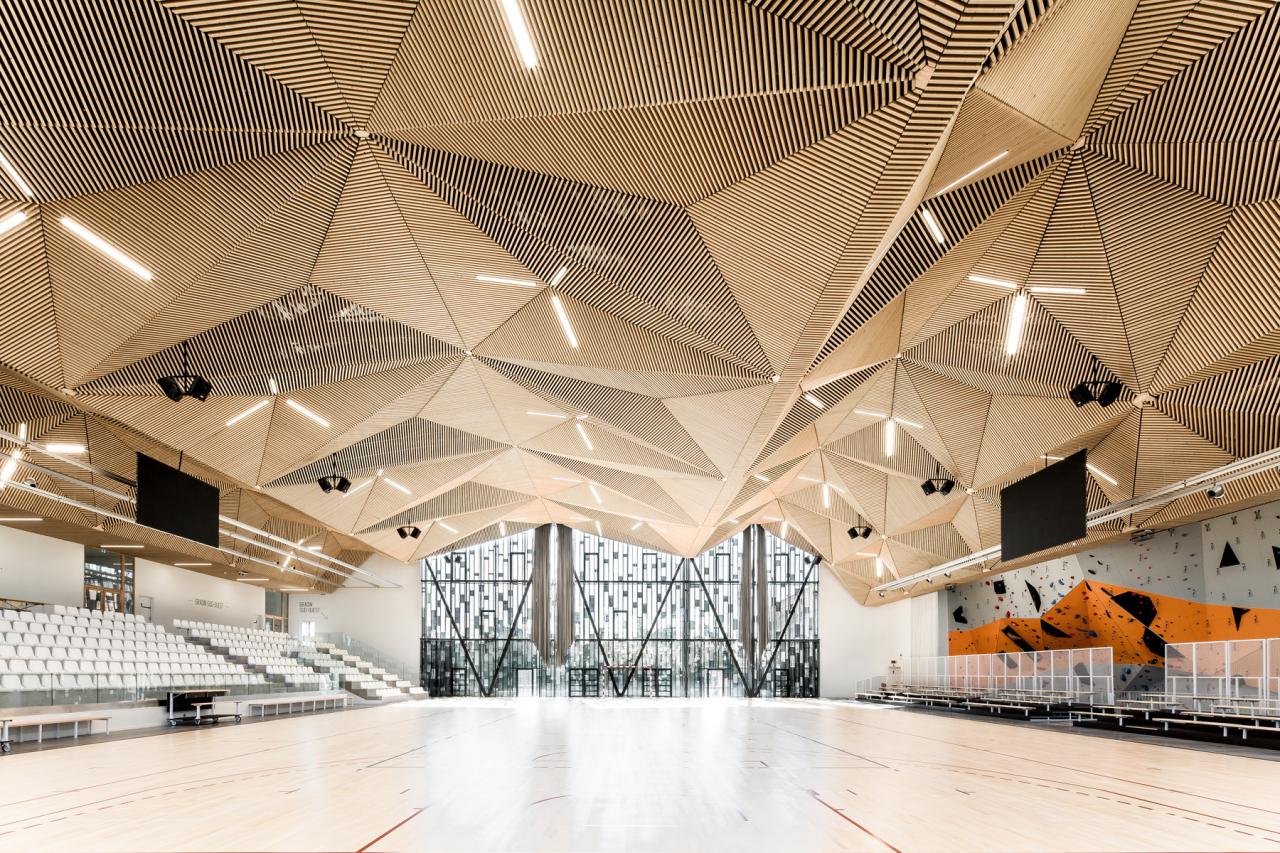 BIM建筑|Pôle Simone Veil 多功能运动中心 / K architectures Sigwalt Herman