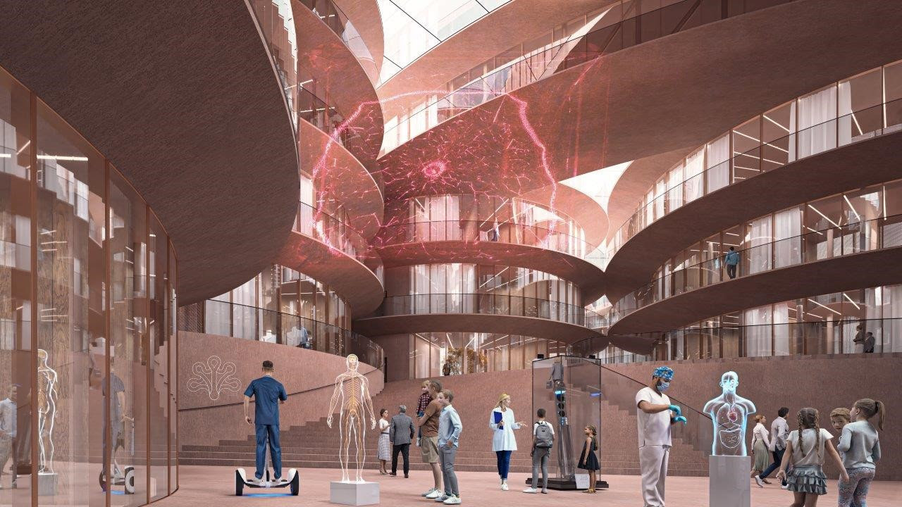 BIM建筑|建筑促进多学科协同：丹麦神经科学中心方案 / BIG