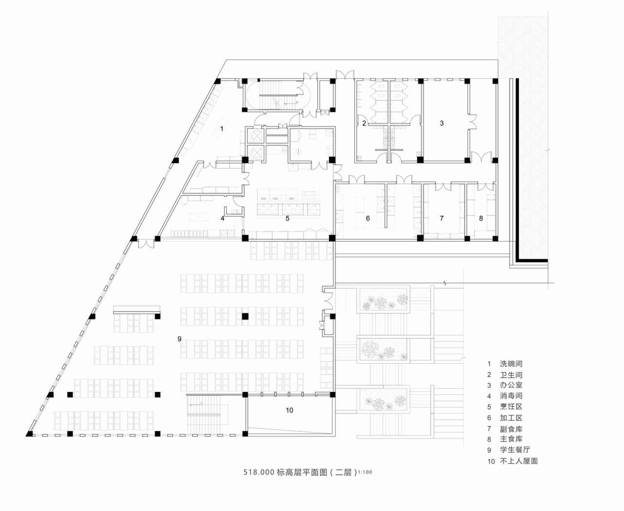 BIM建筑|黄甲小学扩建项目——秩序几何 / 本末建筑