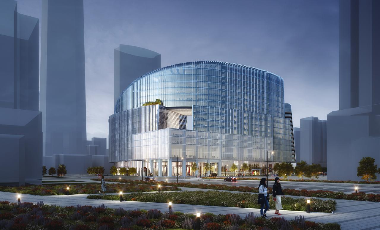 BIM建筑|成都高新万科中心——高新区的城市花园 / Laguarda.Low Architects