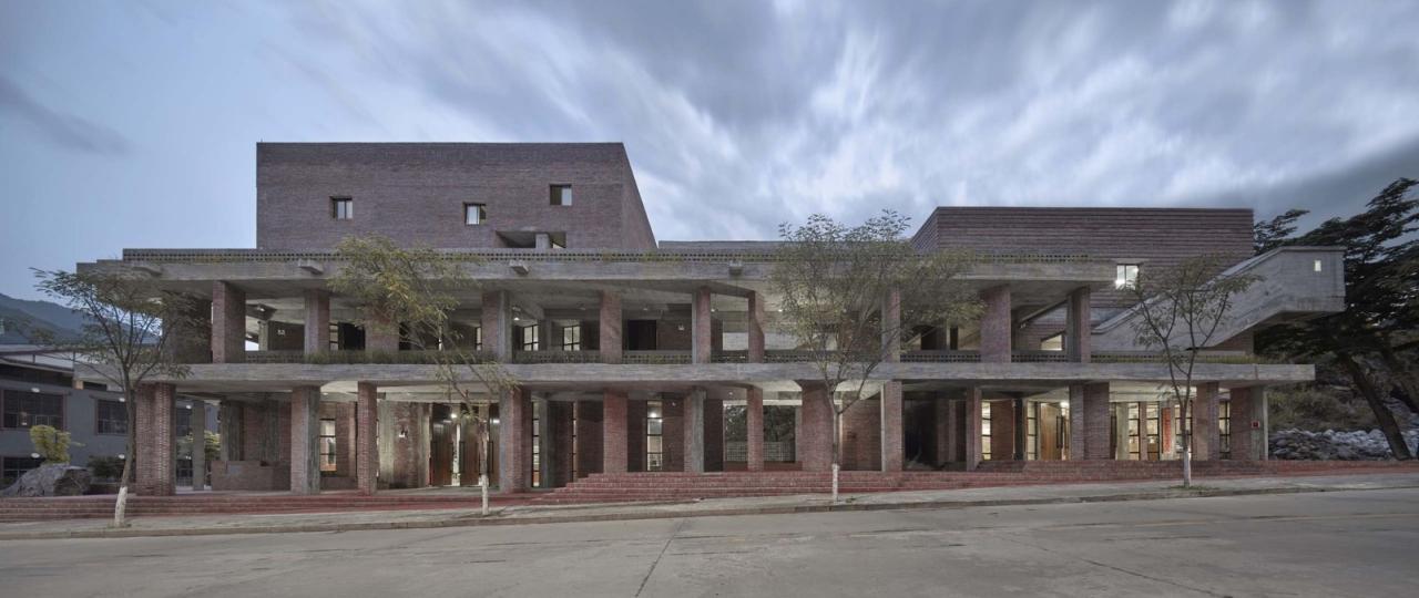 BIM建筑|江华瑶族水口镇如意村文化服务中心及特色工坊 / 地方工作室