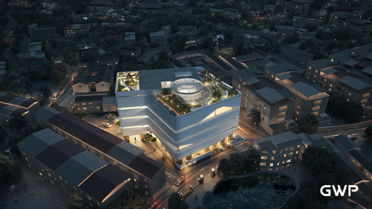 BIM建筑|曾宪梓纪念馆 / GWP新作