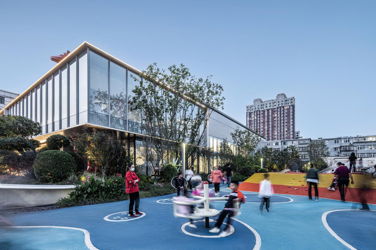 BIM建筑|城市赋新，打造市民的欢享天地 —职工俱乐部更新改造 / PTA上海柏涛