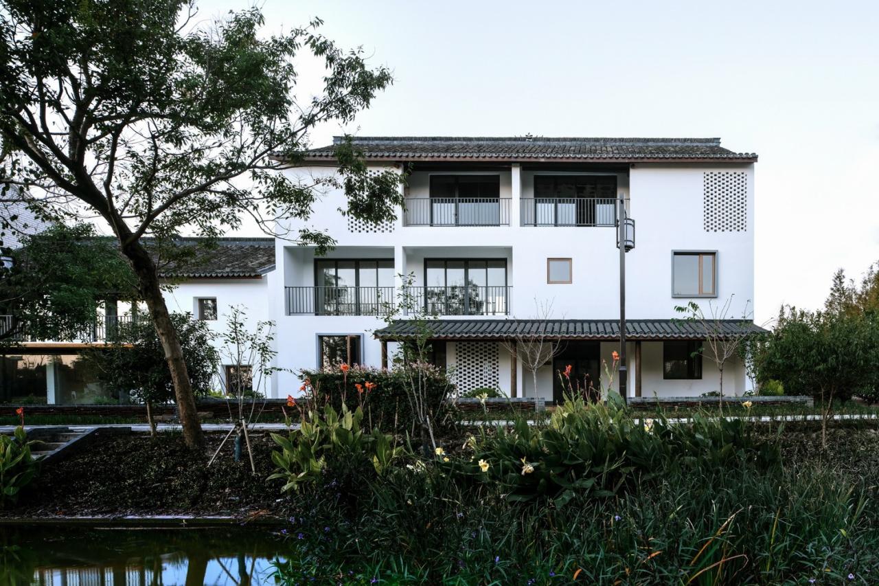 BIM建筑|低成本整村改造实践：上海奉贤李窑村乡村振兴 / 水石设计